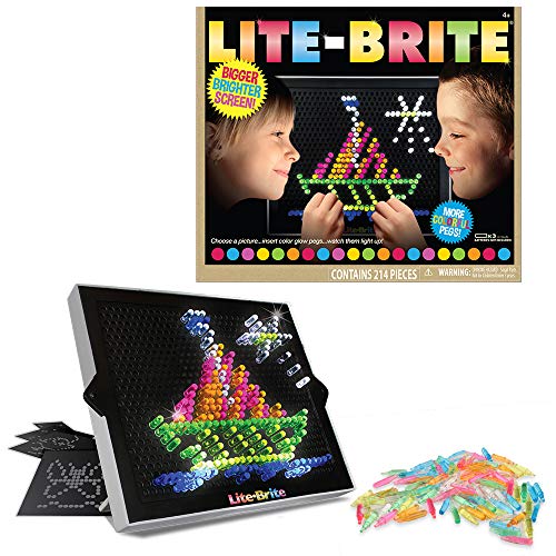 0827165749960 - BASIC FUN LITE-BRITE ULTIMATE CLASSIC RETRO TOY, GIFT FOR GIRLS AND BOYS, AGES 4+, MULTICOLOR