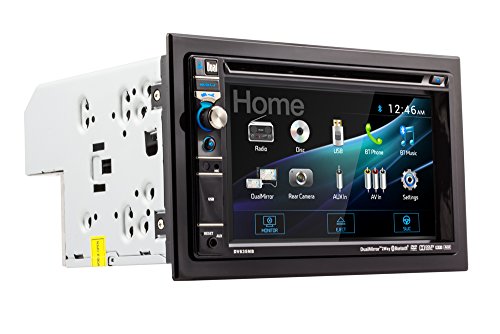 0827204110362 - DUAL DV635MB DOUBLE-DIN MULTIMEDIA DVD RECEIVER WITH BLUETOOTH AND 2-WAY DUALMIR