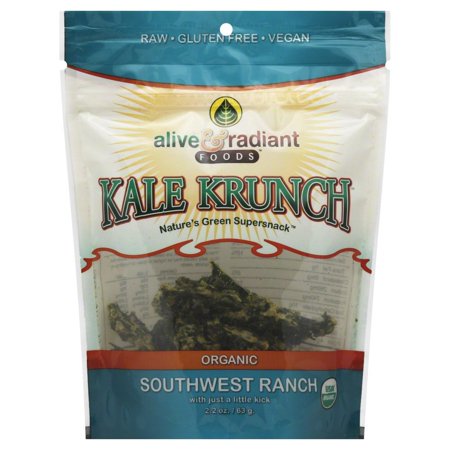 0827455000702 - ALIVE AND RADIANT KALE KRUNCH, SOUTHWEST RANCH, 2.2 OUNCE