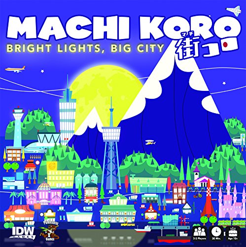0827714011012 - MACHI KORO: BRIGHT LIGHTS BIG CITY CARD GAME (5 PLAYERS)