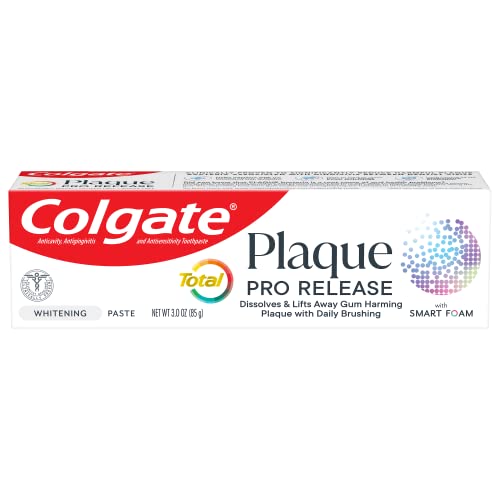 0827854006312 - COLGATE TOTAL PLAQUE PRO RELEASE WHITENING TOOTHPASTE, 1 PACK, 3.0 OZ TUBE