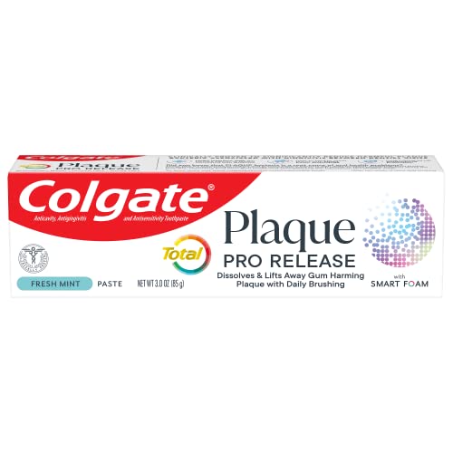 0827854007036 - COLGATE TOTAL PLAQUE PRO RELEASE WHITENING TOOTHPASTE, 3 OZ TUBE, 2 PACK