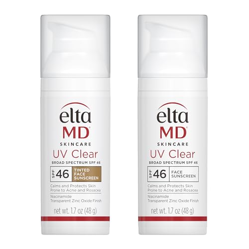 0827854018902 - ELTAMD UV CLEAR, UV CLEAR TINTED DUO KIT, FACE SUNSCREEN SPF, TINTED AND UNTINTED BROAD SPECTRUM PROTECTION FOR SENSITIVE SKIN