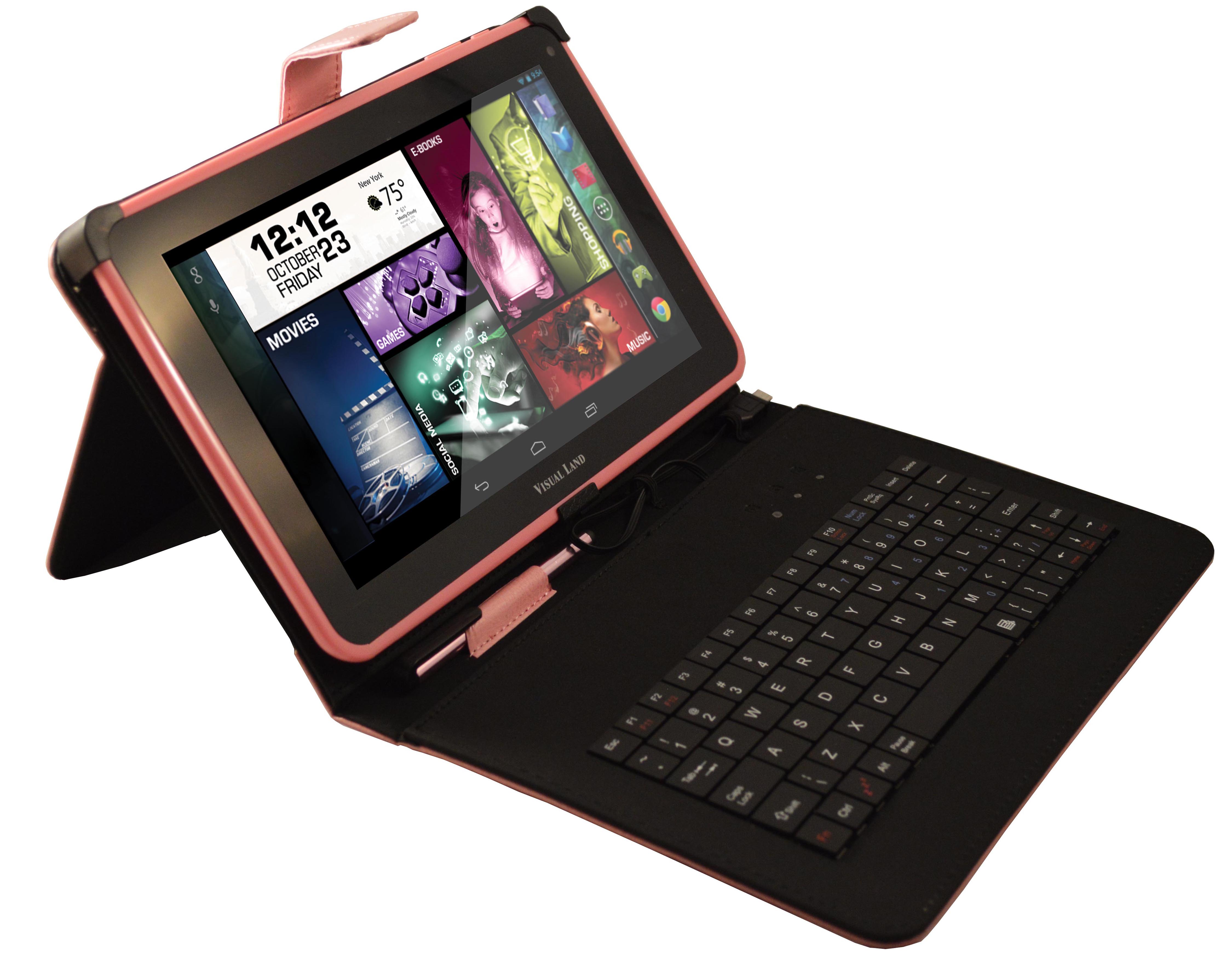 0828063415902 - PRESTIGE ELITE 9Q (PINK) 9 TABLET WITH KEYBOARD CASE, QUAD CORE, HD SCREEN, DUAL CAM, KITKAT 4.4 & GOOGLE PLAY