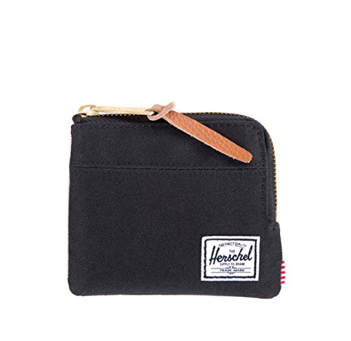 0828432014736 - HERSCHEL SUPPLY CO. JOHNNY COIN OR CARD CASE BLACK ONE SIZE