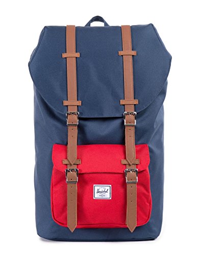 0828432027385 - HERSCHEL SUPPLY CO. LITTLE AMERICA BACKPACK, NAVY/RED, ONE SIZE