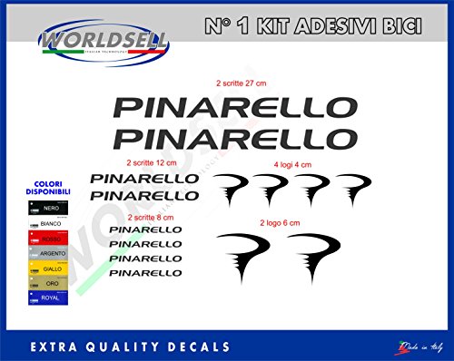 8286442462114 - KIT OF 18 STICKERS FOR BIKES PINARELLO'' (RED )