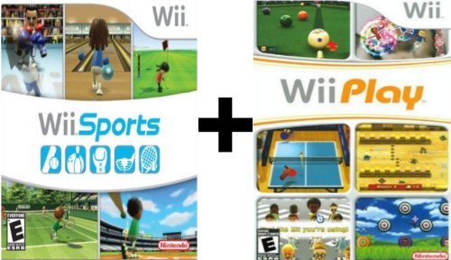 0828706803561 - 2 GAMES: WII PLAY (GAME ONLY) AND WII SPORTS