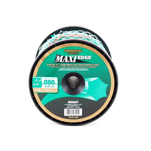 0082901768661 - ARNOLD MAXI EDGE WLM-380 COMMERCIAL GRADE STRING TRIMMER LINE .080-INCH X 1,152-FEET