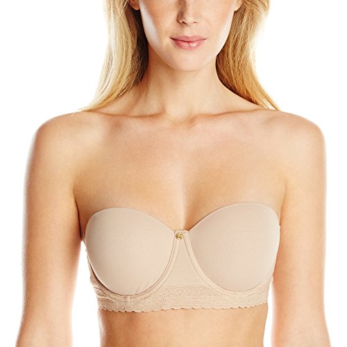 0829284662038 - NATORI WOMEN'S TRULY SMOOTH SMOOTHING STRAPLESS CONTOUR, CAFE, 36B