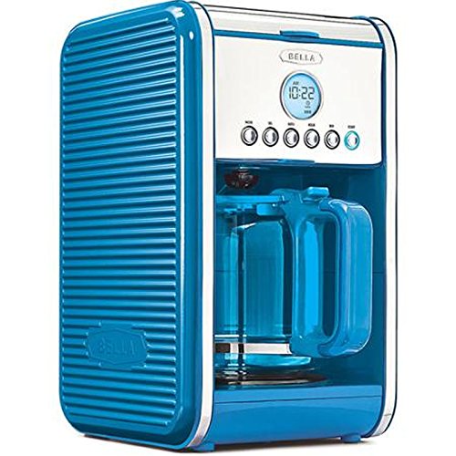 0829486141164 - BELLA LINEA COLLECTION 12-CUP COFFEE MAKER - BLUE