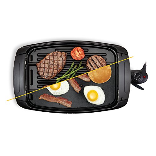0829486145346 - BELLA 2-IN-1 REVERSIBLE GRILL GRIDDLE COMBO, 1500 WATTS, NON-STICK BPA FREE