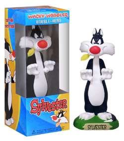 0830395080901 - WACKY WOBBLERS LOONEY TUNES SYLVESTER THE CAT BOBBLE HEAD BY FUNKO