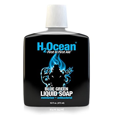 0830667000538 - H2OCEAN - BLUE GREEN LIQUID SOAP (16 FL OZ/473 ML)