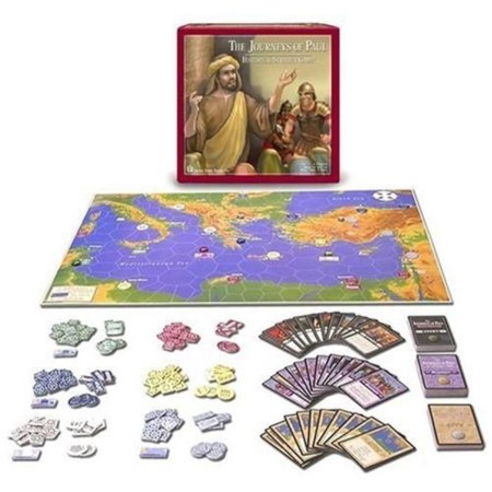 0830938007136 - CHRISTIAN GAMES JOURNEYS OF PAUL BOARD GAME
