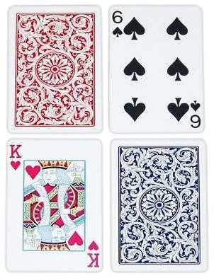 0831705006727 - COPAG BRIDGE SIZE REGULAR INDEX 1546 PLAYING CARDS (RED BLUE SETUP)