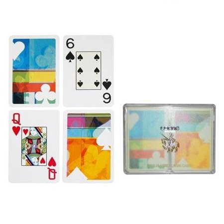 0831705008066 - COPAG SILVER SERIES BRIDGE SIZE PLAYING CARDS (CASUAL)
