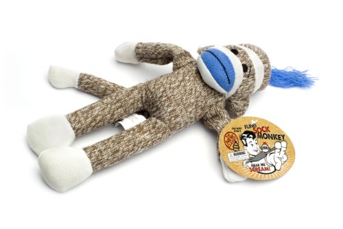 0083176046003 - FLYING SOCK MONKEY ASSORTED WITH SCREAMING SOUND (ONE PIECE)