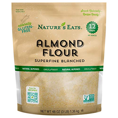 0832112001596 - 6 LBS - NATURE'S EATS BLANCHED ALMOND FLOUR - GLUTEN & DAIRY FREE