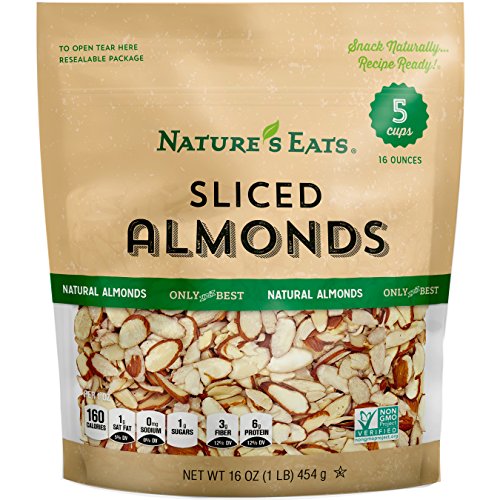 0832112001732 - NATURES EATS NATURAL SLICED ALMONDS, 16 OUNCE