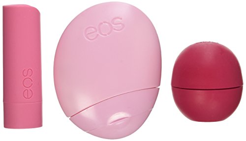 0832992010022 - EOS 3-PC. BREAST CANCER AWARENESS LIP BALM & LOTION GIFT SET