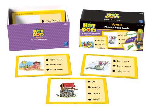 0835769016982 - EDUCATIONAL INSIGHTS HOT DOTS VOWELS FLASH CARDS