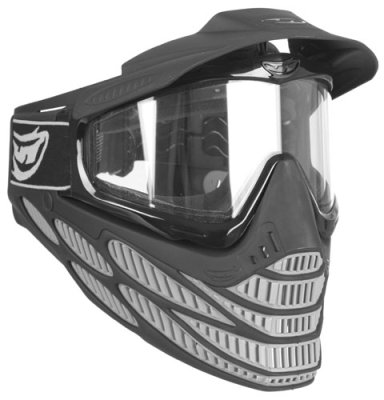 JT Flex 8 Paintball Mask - Black/Grey