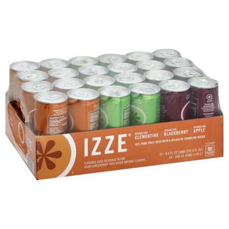 0836093401048 - IZZE SPARKLING JUICE, 3 FLAVOR VARIETY PACK, 8.4 OUNCE (PACK OF 24)
