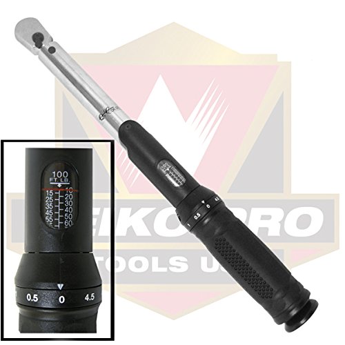 0837013037217 - NEIKO PRO-GRADE 3/8-INCH 10-100 FOOT-POUND AUTOMATIC ADJUSTABLE TORQUE WRENCH