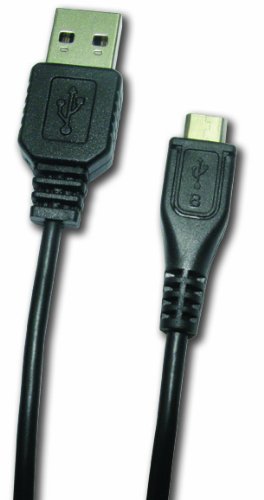 0837147002501 - SYMTEK TP-AND-110 EXTENDED USB 10-FOOT CHARGE AND SYNC CABLE FOR ANDROID DEVICES, BLACK