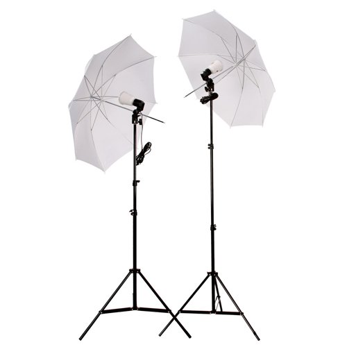 0837654127902 - COWBOYSTUDIO 2 PHOTOGRAPHY STUDIO CONTINUOUS LIGHTING KIT WITH TWO 45W 5000K DAY-LIGHT FLUORESCENT PHOTO LIGHT BULBS