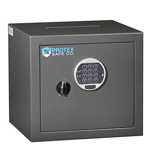 0837654461167 - PROTEX HD-34C ELECTRONIC BURGLARY SAFE W/ DROP SLOT