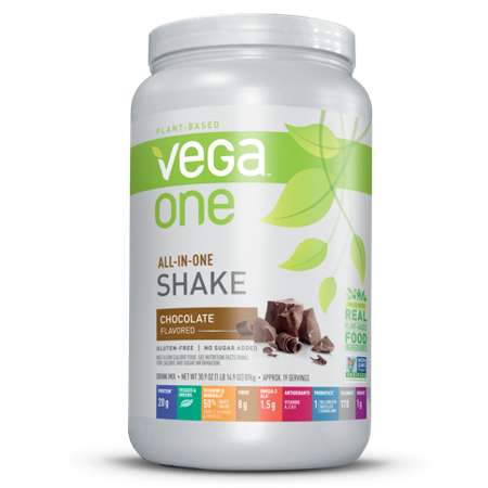 0838766000305 - VEGA ONE ALL-IN-ONE NUTRITIONAL SHAKE, CHOCOLATE, 30.9 OUNCE