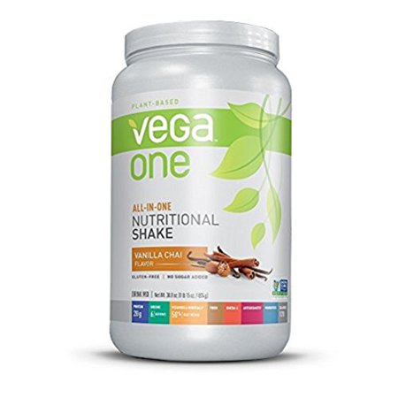 0838766000336 - VEGA ONE ALL-IN-ONE NUTRITIONAL SHAKE, VANILLA CHAI, LARGE, 30.8 OUNCE