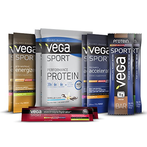 0838766000619 - VEGA SPORT PROTEIN AND SUPPLEMENTS VARIETY PACK, 10 COUNT