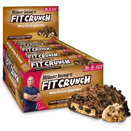 0839138002644 - FIT CRUNCH BARS COOKIE DOUGH, 12 COUNT