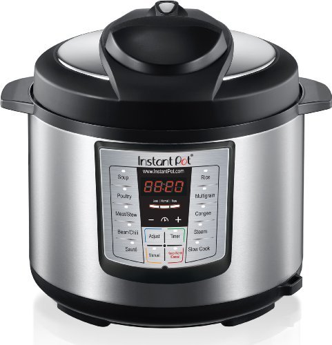 0839724008517 - INSTANT POT IP-LUX50 6-IN-1 PROGRAMMABLE PRESSURE COOKER, 5QT/900W, STAINLESS STEEL COOKING POT AND EXTERIOR