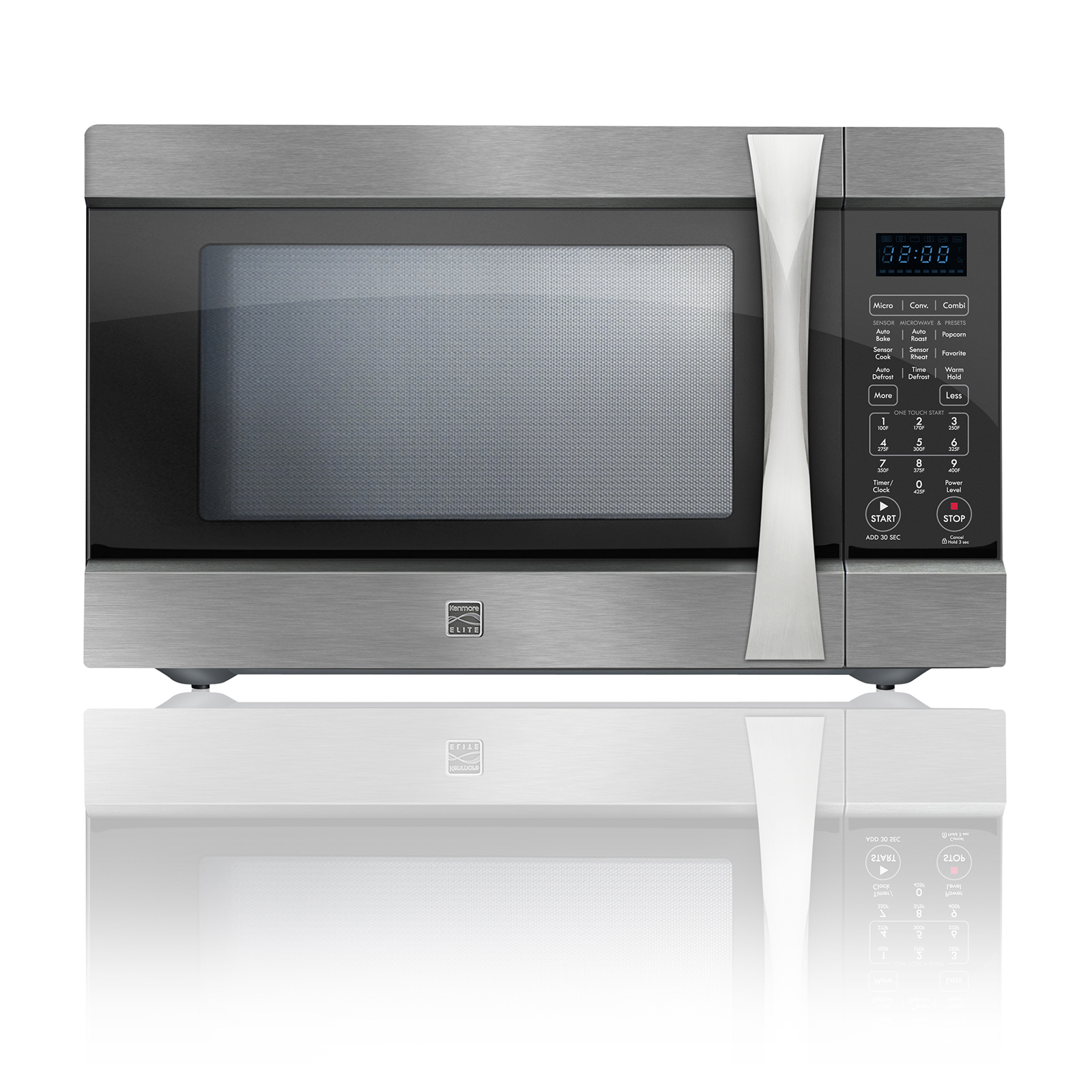 0839724009088 - KENMORE ELITE 1.5 CU. FT. COUNTERTOP MICROWAVE W/ CONVECTION STAINLESS STEEL 74153