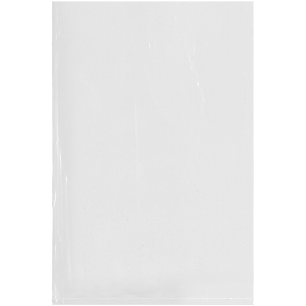 0084000310017 - PLYMOR FLAT OPEN CLEAR PLASTIC POLY BAGS, 1.25 MIL, 8 X 12 (CASE OF 1000)