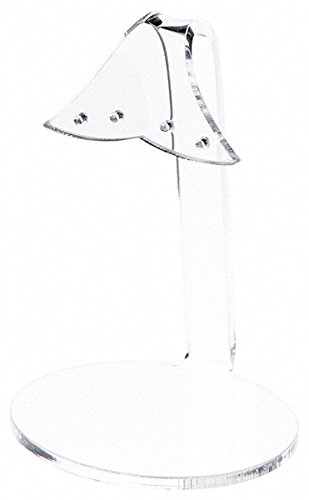 0840003131857 - PLYMOR BRAND CLEAR ACRYLIC 2 PAIR HANGING EARRING DISPLAY STAND, 2.5 W X 2 D X 3.375 H