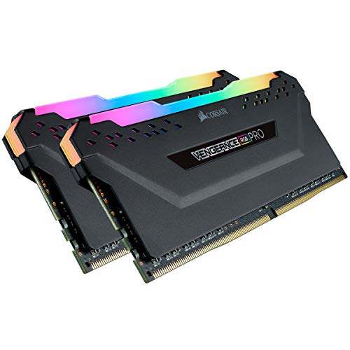 0840006620785 - CORSAIR VENGEANCE RGB PRO 64GB (2X32GB) DDR4 3600 (PC4-28800) C18 DESKTOP MEMORY – BLACK,CMW64GX4M2D3600C18