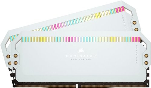 0840006660811 - CORSAIR - DOMINATOR PLATINUM RGB 32GB (2PK X 16GB) 5600MHZ DDR5 C36 DESKTOP - WHITE