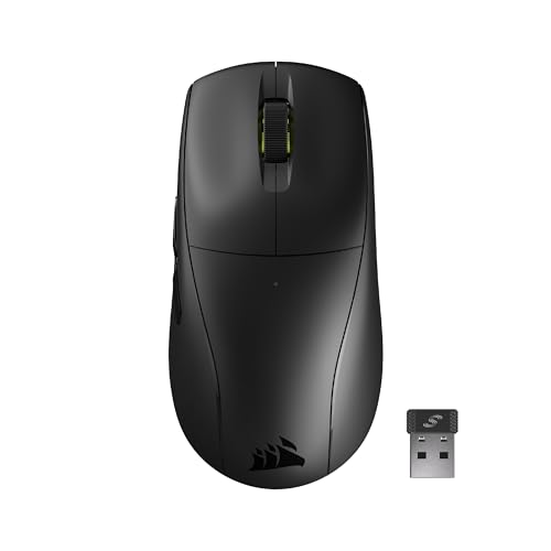0840006669098 - CORSAIR M75 AIR WIRELESS ULTRA LIGHTWEIGHT GAMING MOUSE – 2.4GHZ & BLUETOOTH – 26,000 DPI – UP TO 100HRS BATTERY – ICUE COMPATIBLE – BLACK