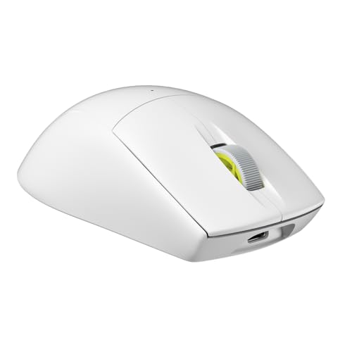 0840006669128 - CORSAIR M75 AIR WIRELESS ULTRA-LIGHT FPS GAMING MOUSE – 26,000 DPI – ULTRA-FAST INPUT – SYMMETRIC SHAPE – ICUE COMPATIBLE – PC, MAC – WHITE