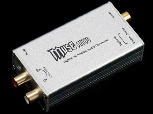 0840022115715 - MUSE MINI DECODER SOUND CARD USB DAC PCM2704 24BIT 192KHZ OPTICA/COAXIAL TO ANALOG RCA AUDIO CONVERTER - SILVER