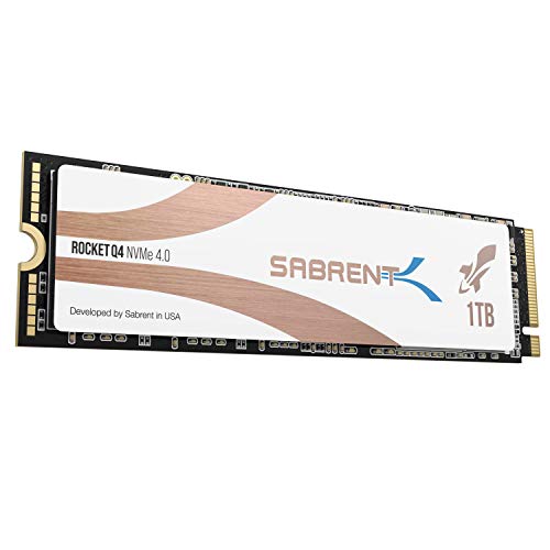 0840025250376 - SABRENT 1TB ROCKET Q4 NVME PCIE 4.0 M.2 2280 INTERNAL SSD MAXIMUM PERFORMANCE SOLID STATE DRIVE R/W 4700/1800 MB/S (SB-RKTQ4-1TB)