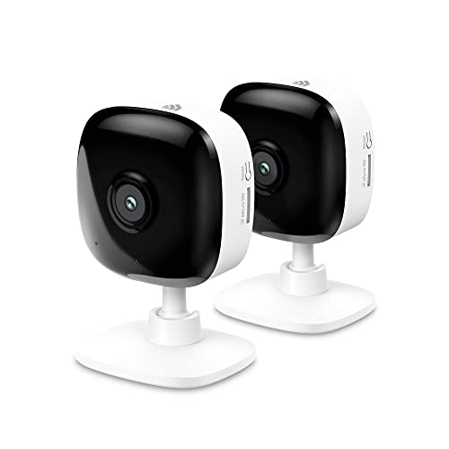 0840030703980 - KASA SMART SECURITY CAMERA FOR BABY MONITOR, 1080P HD INDOOR CAMERA WITH MOTION DETECTION, TWO-WAY AUDIO, NIGHT VISION, CLOUD & SD CARD STORAGE, WORKS WITH ALEXA & GOOGLE HOME, 2-PACK(EC60P2)