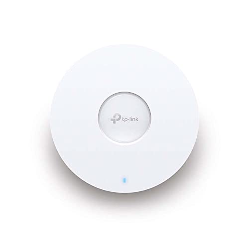 0840030704307 - TP-LINK EAP613 ULTRA-SLIM W/NO ADAPTER | OMADA TRUE WIFI 6 AX1800 WIRELESS GIGABIT BUSINESS ACCESS POINT | MESH, SEAMLESS ROAMING, MU-MIMO | SDN MULTI-CONTROLLER OPTIONS, REMOTE ACCESS | POE+ POWERED