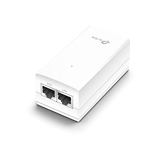 0840030706424 - TP-LINK TL-POE4818G 48V/18W PASSIVE POE INJECTOR | GIGABIT POE ADAPTER | PLUG & PLAY | UP TO 100 METERS (325 FEET) | WALL MOUNTABLE DESIGN