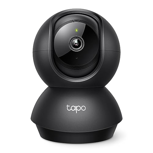0840030706752 - TP-LINK TAPO 2K PAN/TILT INDOOR SECURITY CAMERA FOR BABY MONITOR, PET CAMERA | MOTION DETECTION & TRACKING | 2-WAY AUDIO | CLOUD & SD CARD STORAGE | WORKS W/ALEXA & GOOGLE HOME | BLACK | TAPO C211
